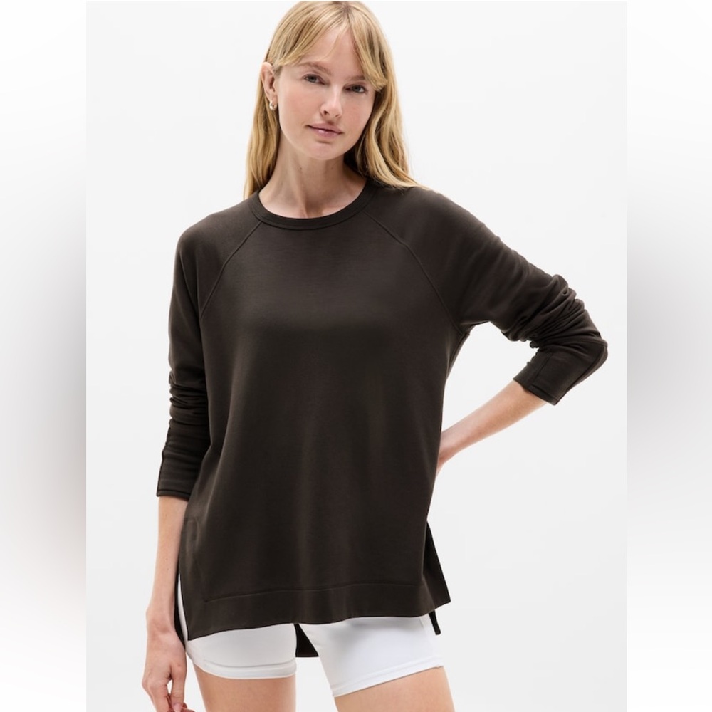 Athleta | Coaster Luxe Recover Sweatshirt | Truffle | Size XS